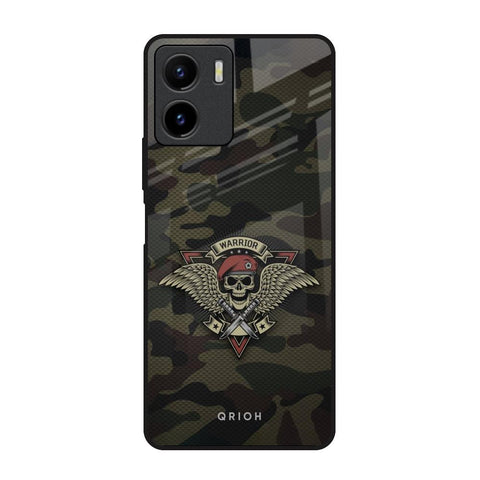 Army Warrior Vivo Y15s Glass Back Cover Online