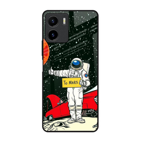 Astronaut on Mars Vivo Y15s Glass Back Cover Online