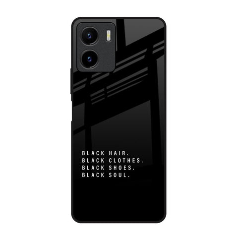 Black Soul Vivo Y15s Glass Back Cover Online