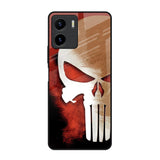 Red Skull Vivo Y15s Glass Back Cover Online