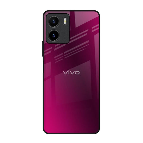 Pink Burst Vivo Y15s Glass Back Cover Online