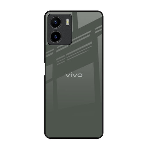 Charcoal Vivo Y15s Glass Back Cover Online