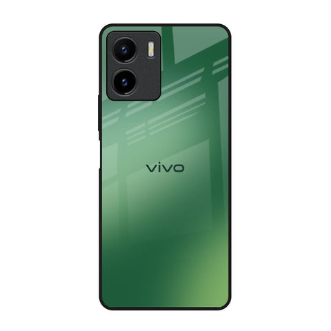Green Grunge Texture Vivo Y15s Glass Back Cover Online