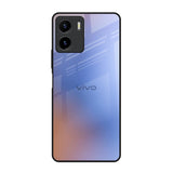 Blue Aura Vivo Y15s Glass Back Cover Online