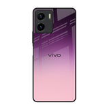 Purple Gradient Vivo Y15s Glass Back Cover Online