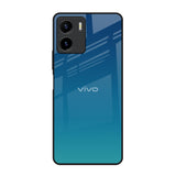 Celestial Blue Vivo Y15s Glass Back Cover Online
