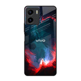 Brush Art Vivo Y15s Glass Back Cover Online