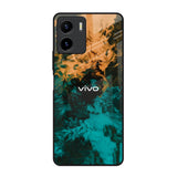 Watercolor Wave Vivo Y15s Glass Back Cover Online