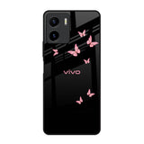 Fly Butterfly Vivo Y15s Glass Back Cover Online