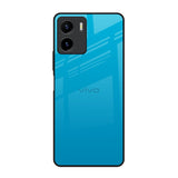 Blue Aqua Vivo Y15s Glass Back Cover Online