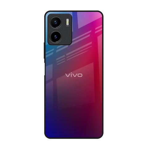 Magical Color Shade Vivo Y15s Glass Back Cover Online
