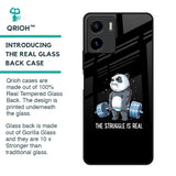 Real Struggle Glass Case for Vivo Y15s