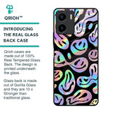 Acid Smile Glass Case for Vivo Y15s