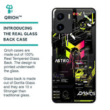 Astro Glitch Glass Case for Vivo Y15s