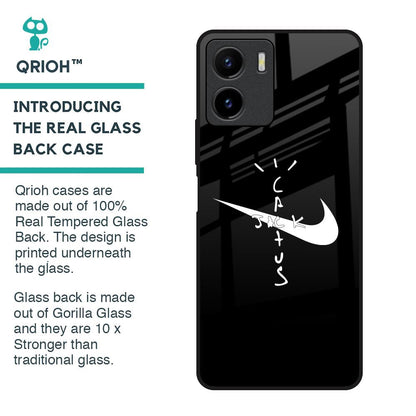 Jack Cactus Glass Case for Vivo Y15s