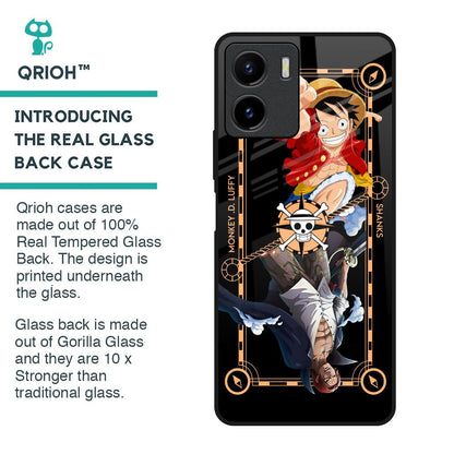 Shanks & Luffy Glass Case for Vivo Y15s
