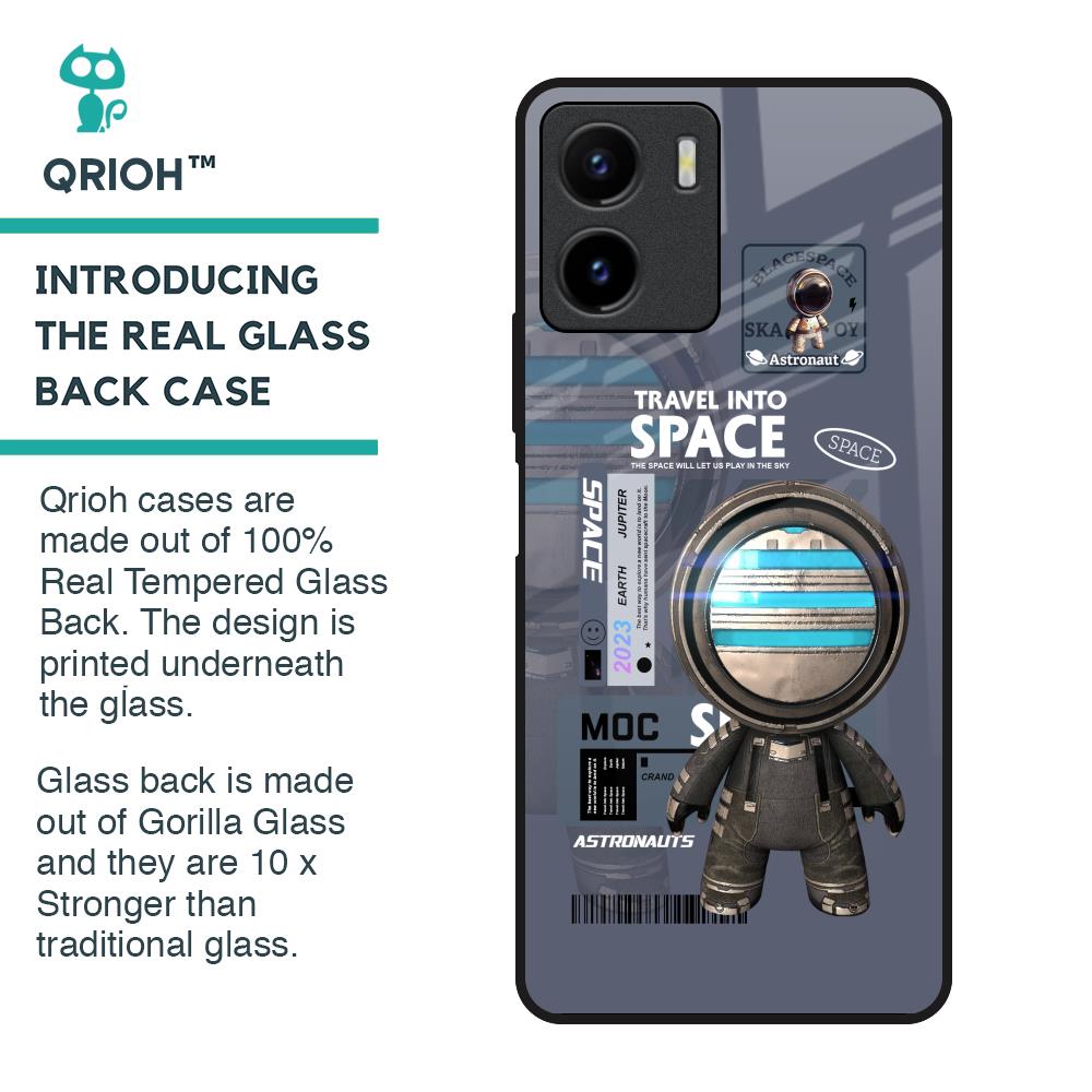 Space Travel Glass Case for Vivo Y15s