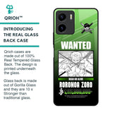 Zoro Wanted Glass Case for Vivo Y15s