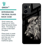 Brave Lion Glass Case for Vivo Y15s