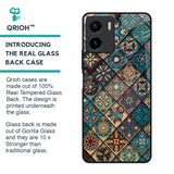 Retro Art Glass Case for Vivo Y15s