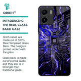 Techno Color Pattern Glass Case For Vivo Y15s