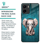 Adorable Baby Elephant Glass Case For Vivo Y15s