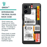 Cool Barcode Label Glass Case For Vivo Y15s
