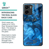 Gold Sprinkle Glass Case for Vivo Y15s
