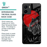 Red Moon Tiger Glass Case for Vivo Y15s