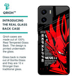 Red Vegeta Glass Case for Vivo Y15s