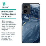 Deep Ocean Marble Glass Case for Vivo Y15s