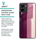 Brush Stroke Art Glass Case for Vivo Y15s