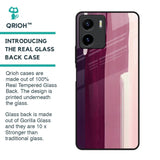 Brush Stroke Art Glass Case for Vivo Y15s