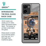 Space Ticket Glass Case for Vivo Y15s