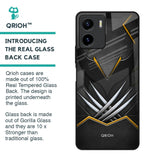 Black Warrior Glass Case for Vivo Y15s