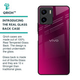 Pink Burst Glass Case for Vivo Y15s