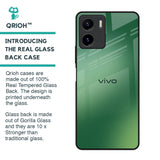 Green Grunge Texture Glass Case for Vivo Y15s