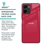 Solo Maroon Glass case for Vivo Y15s