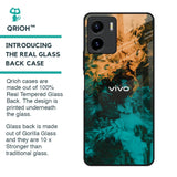 Watercolor Wave Glass Case for Vivo Y15s