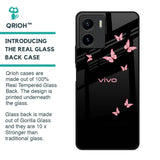 Fly Butterfly Glass Case for Vivo Y15s