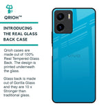 Blue Aqua Glass Case for Vivo Y15s