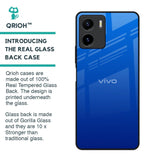 Egyptian Blue Glass Case for Vivo Y15s