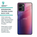 Multi Shaded Gradient Glass Case for Vivo Y15s