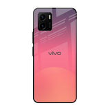 Sunset Orange Vivo Y15s Glass Cases & Covers Online