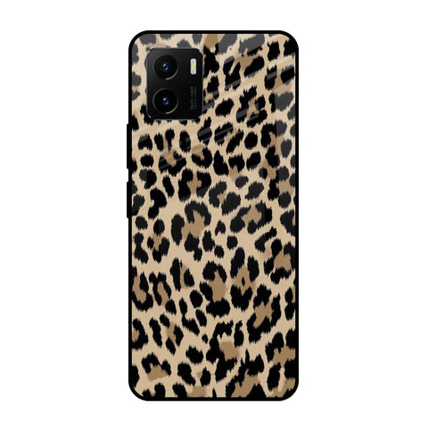 Leopard Seamless Vivo Y15s Glass Cases & Covers Online