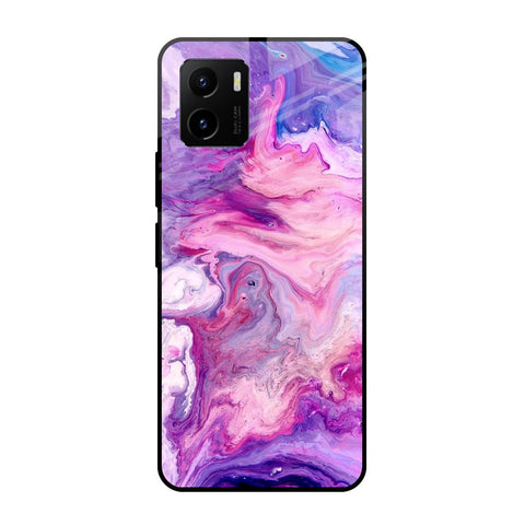Cosmic Galaxy Vivo Y15s Glass Cases & Covers Online