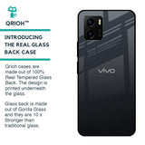 Stone Grey Glass Case For Vivo Y15s