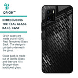 Dark Abstract Pattern Glass Case For Vivo Y15s