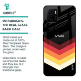 Abstract Arrow Pattern Glass Case For Vivo Y15s