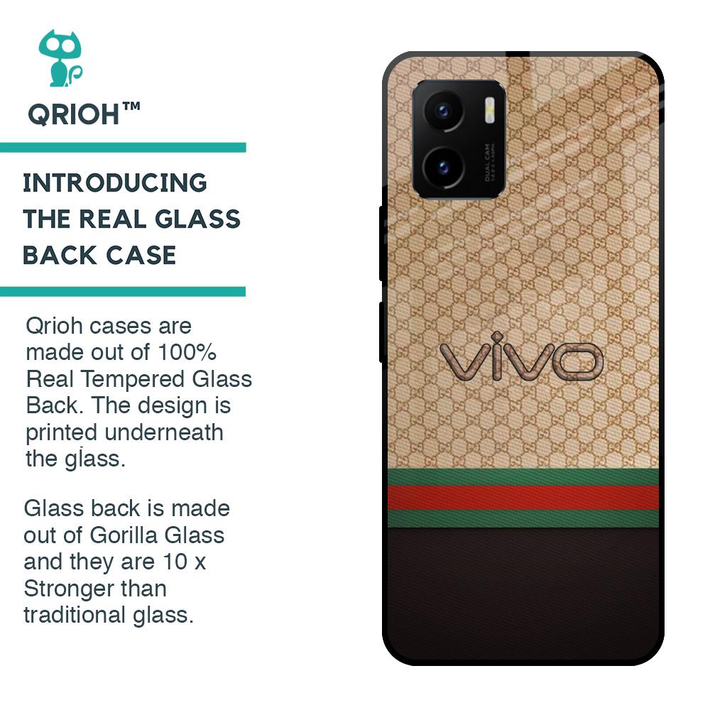 High End Fashion Glass case for Vivo Y15s